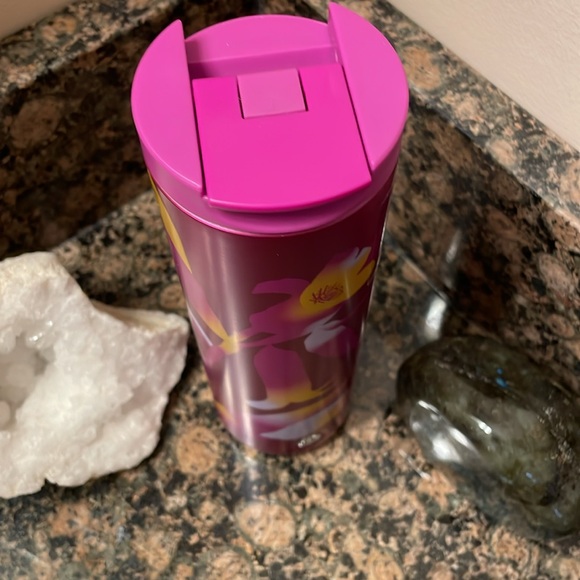 Starbucks Siren Ombré Spring Flower Stainless Steel 16oz Hot/Cold Tumbler NWT - Picture 6 of 7